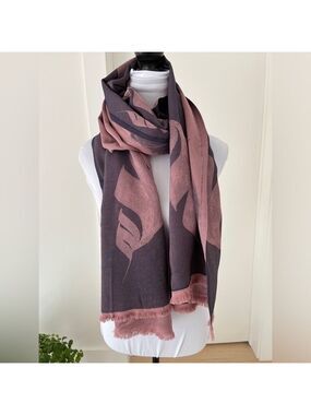 ORALLAR Oversize Shawl Wrap Scarf Pashmina Silk Blend Travel Event Made Turkey